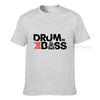 Drum N Bass Tshirt Funny Birthday Gift For Unisex Male Short Sleeve Round Neck Cotton Streetwear Casual T Shirt Summer Tops Tee