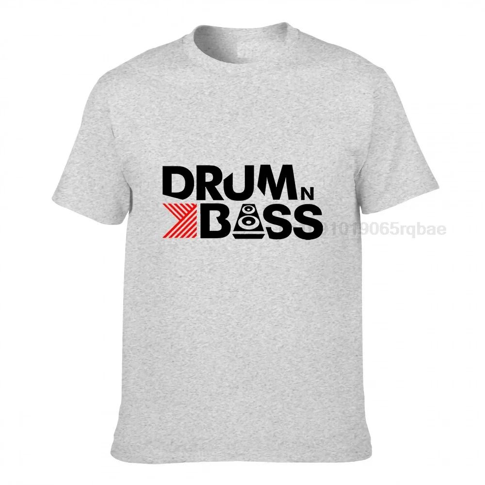 Drum N Bass Tshirt Funny Birthday Gift For Unisex Male Short Sleeve Round Neck Cotton Streetwear Casual T Shirt Summer Tops Tee