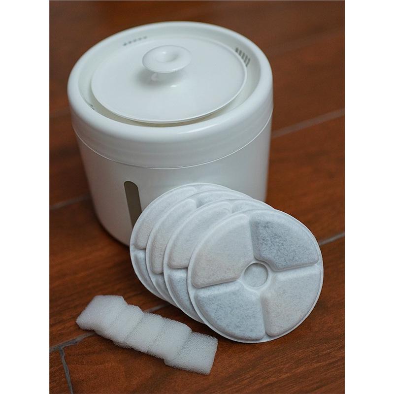 PPTT Automatic Pet Water Dispenser with Compatible Filter for Cats & Dogs - Activated Carbon & Cotton Feeder