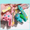 2024 New Pokmon Keychain Adorable Pikachu Psyduck Charms Silicone Figurines