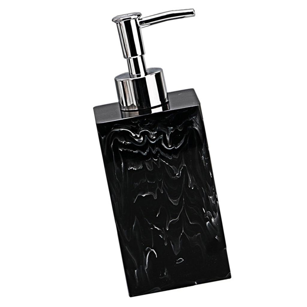 Soap Dispenser Bottle European Marble Pattern Liquid Pump Bottles Leakproof Travel Size