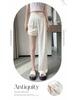 2026 Spring/Summer Chinese Style Satin Wide-Leg Frog Button Pants - Women's Slimming Straight-Leg, Floor-Length Business Trousers