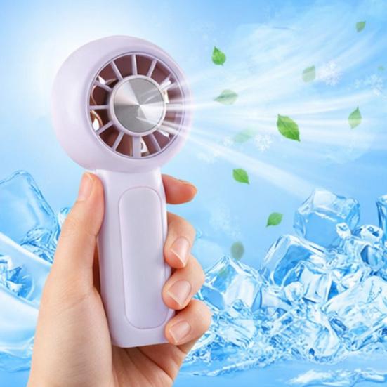 Handheld Fan USB Charging Portable Mini Fan for Outdoor Office High Speed Desktop Fan Lightweight Compact Cooling Fan for Travel Camping Personal