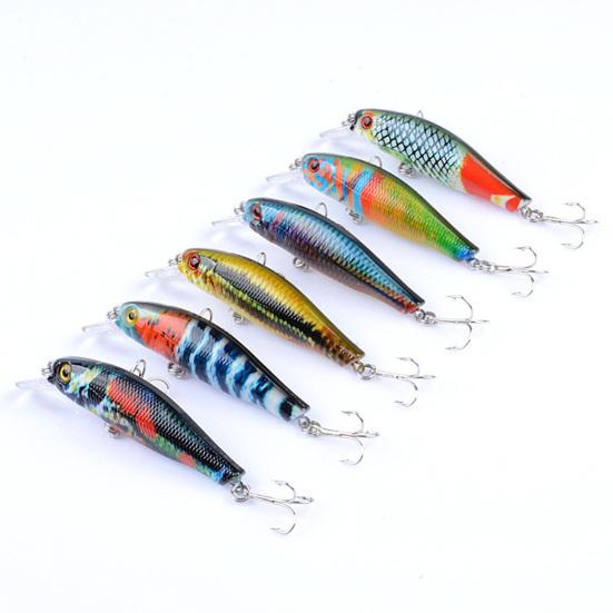 8.5cm/8.7g Useful 3D Eyes Design Compact Fishing Lure Highly Simulated Bionic Bait Fishing Tackle Fishing Supplies