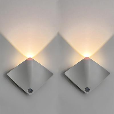 CLEAYODO LED Indukcyjny Czujnik Ruchu Czujnik Ludzkiego Ciała Indukcja Magnes Wewnętrzny Przyłóżkowy Nocny Nocny Szafka Kuchenna Wyczuwanie Wyczuwanie Duży