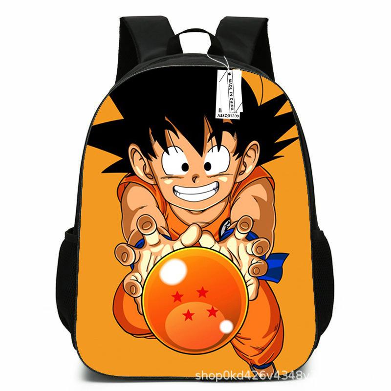 Dragon Ball Animation Cartoon School Bag Elementary and Secondary School Backpack Backpack Large Capacity Wukong Backpack
