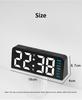 7'' LED Digital Alarm Clock Table Clock Three-Level Adjustable Brightness Dimmer/Dual Alarm/Temp/Date/Night Light for Bedrooms