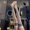 Sexy black stockings thin white silk long leg knee socks thigh stockings half pure lace fishnet stockings Sy