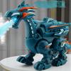 1SET Electric Spray Machinery Dinosaur Atomization Sound Lighting Children's Simulation Animal Toy Walking Model