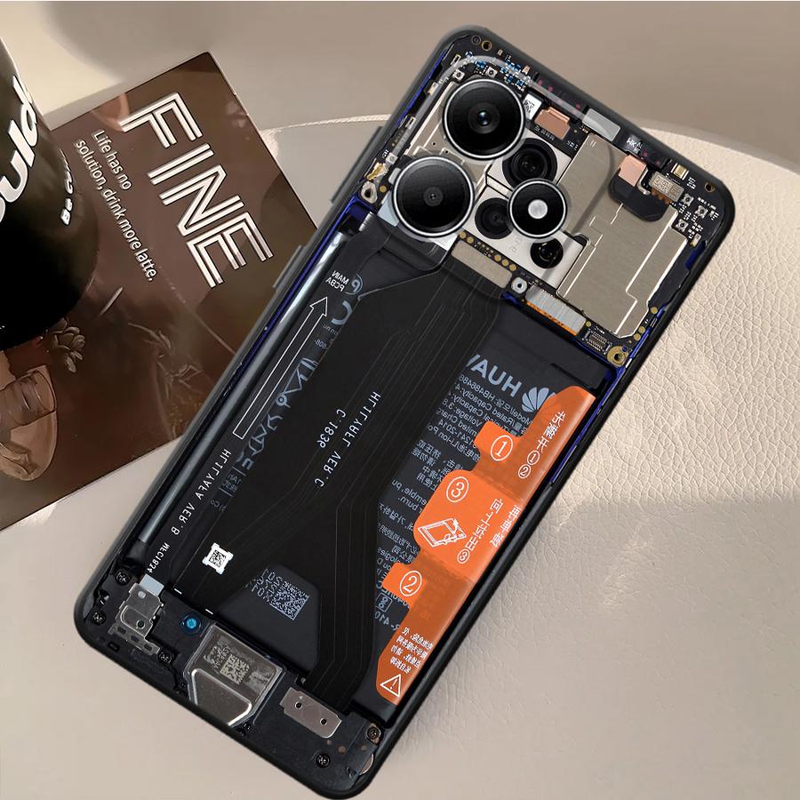 Motherboard Circuit Board Case for Xiaomi Poco F3 F4 F5 C65 M3 M4 Pro C50 C51 M5 X3 X4 X5 Soft Back Phone Cover