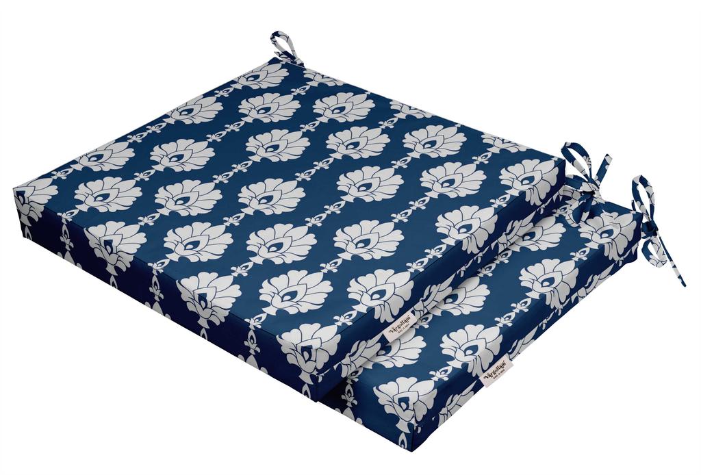 Vargottam Bedruckte Indoor Outdoor Stuhlkissen Rutschfest Esszimmerstuhl Kissen Quadratisch Geformt Esszimmerstuhl Kissen Mit Bindebändern