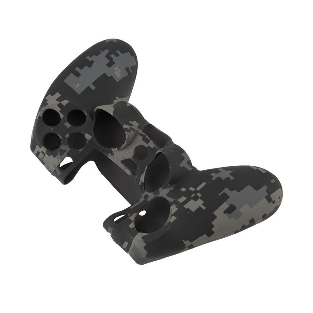 Soft Silicone Sleeve Dustproof Case Handle Cover For PS4 Controller Gray