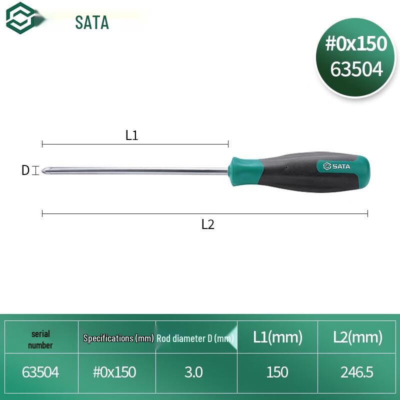 SATA T-Series Phillips Screwdriver