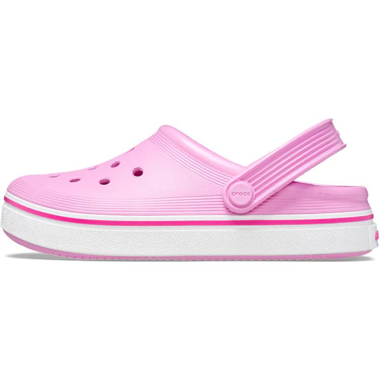 Crocs Off Court Comfortable Non-Slip Breathable Low-Top Sandals Baby Sandals Toffee-Pink 208479-6SW