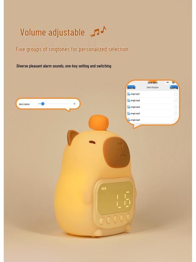 Kabbalah Smart Alarm Clock & Night Light – All-in-one Student Wake-up Bedside Clock