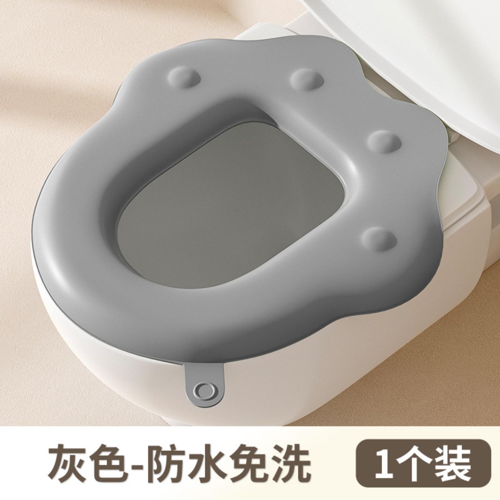 

Водонепроницаемая подушка для сиденья унитаза Four Seasons Универсальная подушка для сиденья унитаза Бытовая крышка для сиденья унитаза One Size