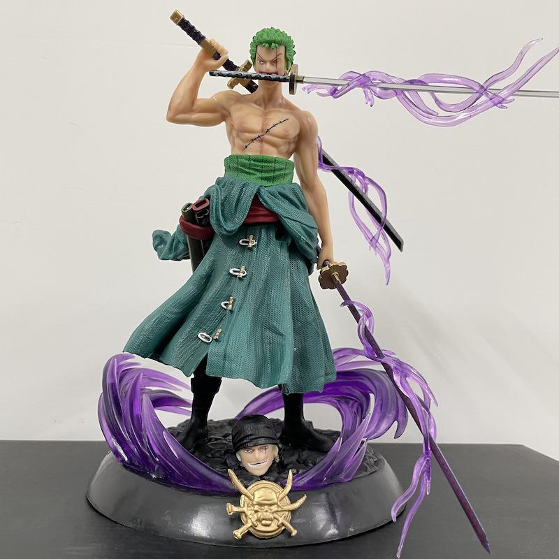 One Piece Roronoa Dream Zoro Anime Figure Collectible Figurine Model Cartoon Children Kids Boy Toy Gift