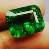 Naturlig grön colombiansk smaragd 8,40 ct CERTIFIERAD Lös ädelsten smaragdslipad