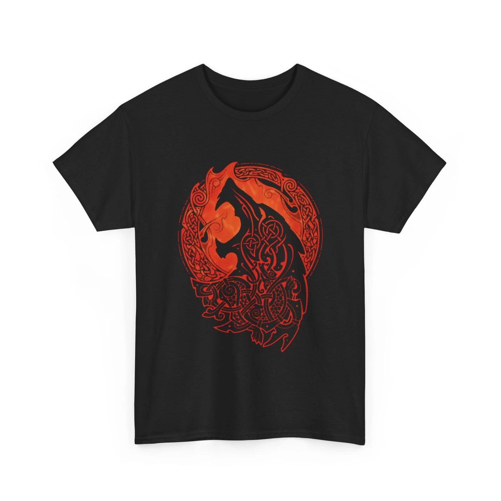 Fenrir T Shirt | Fenrir Shirt | Wolf Shirt M