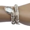 Reloj de cuarzo para mujer, relojes de serpiente, pulsera de acero inoxidable, reloj de pulsera, regalos de joyería