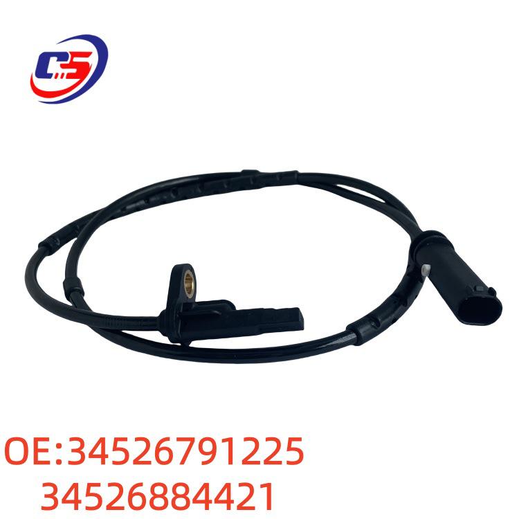 Rear Left ABS Speed Sensor Compatible with BMW 34526791225, 34526884421.