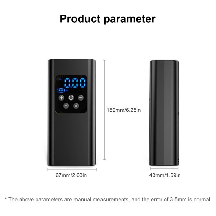 Car Air Compressor Universal Tire Inflator Air Pumps with Flashlight for Car Bike Motorcycle Tire Inflator Portable