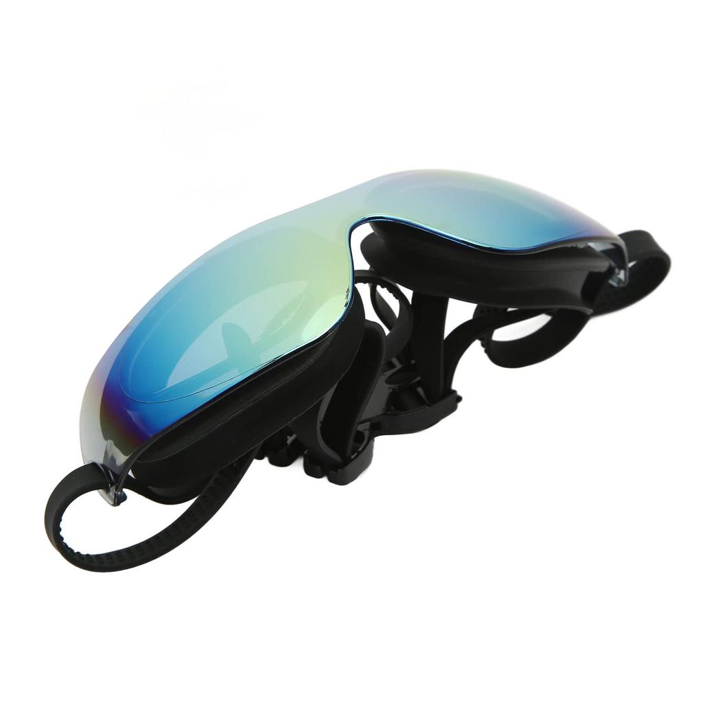 VGEBY Ochelari de înot PC 3D Ergonomic Larg pentru Utilizare Competitivă în Apă și Piscină, Oglindiți, Anti-Aburire, Material, Design, Unghi, Unisex, Înot, Plajă,