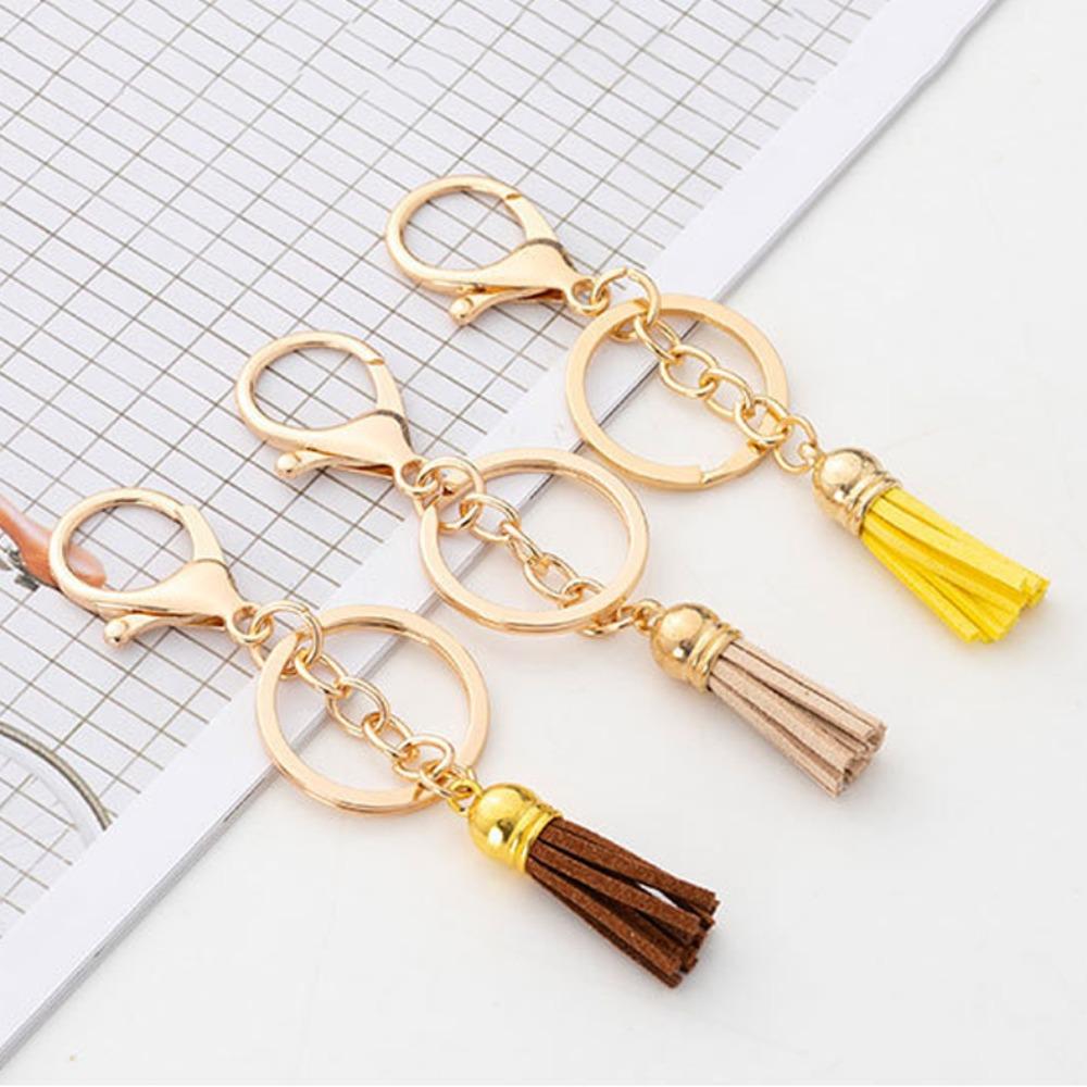 

Замшевая кожа кожа кисточка брелок для ключей Chian шнурок кисточка брелок подвеска ключ кошелек аксессуары