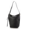 Kash Kash Grained Faux Leather Soft Hobo Bag, Women's, Black, 10-00-01360