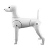 Peluca de Práctica para Peluquería Canina de Cuerpo Entero Esqueleto Modelo Opcional De Fibra Sintética Lisa Para Peinar Y Recortar