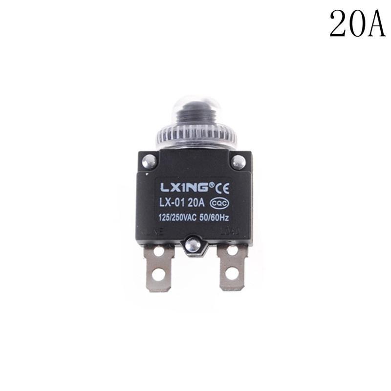 2set Thermal Switch Overload Protector Push Button+waterproof Cover Cheapness CC