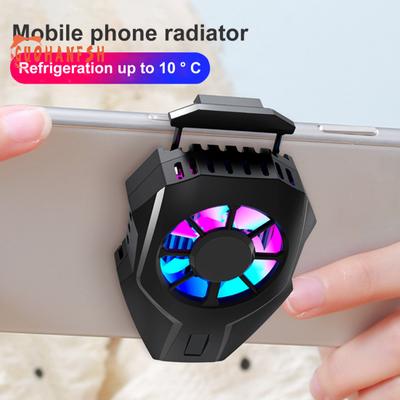 Phone Radiator Semiconductor Quick Heat Dissipation with Turbo Fans Noise Reduction 360 Degree Cooling Phone Cooler Mobile Phone Accessories