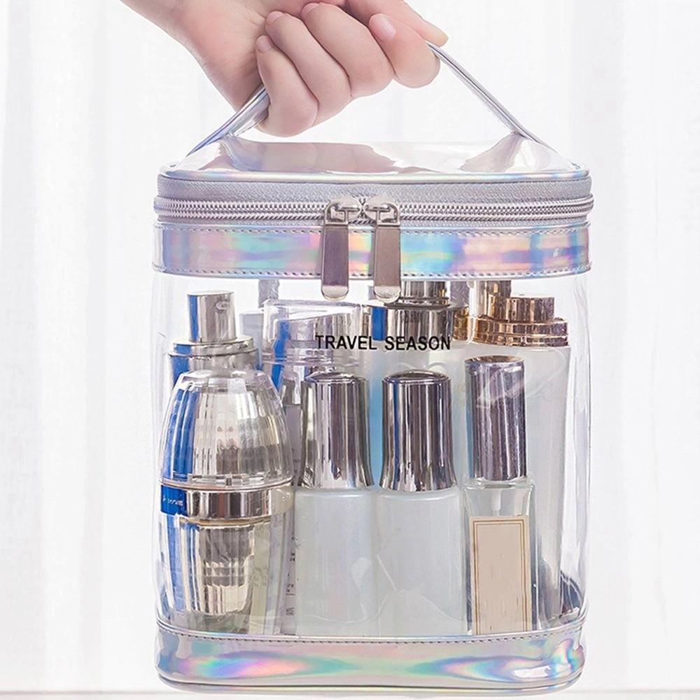 Transparent Tote Storage Bag Beauty Bath Handbags Case Zipper Makeup Pouch Wash Bag Toiletry Organizer Travel Cosmetic Bag
