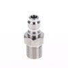 Quick Connect Valve 8mm Male Connector High Pressure Fitting Durable Leakproof Design for Hydraulic Systems