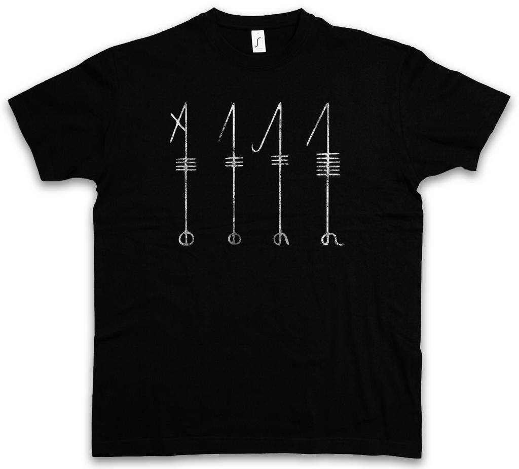 SVEFNTHORN RUNES T-Shirt Herren Damen T-Shirts Oberteil Nordische Nordische Mythologie Schlaf Dorn Rune Walhalla Walhalla
