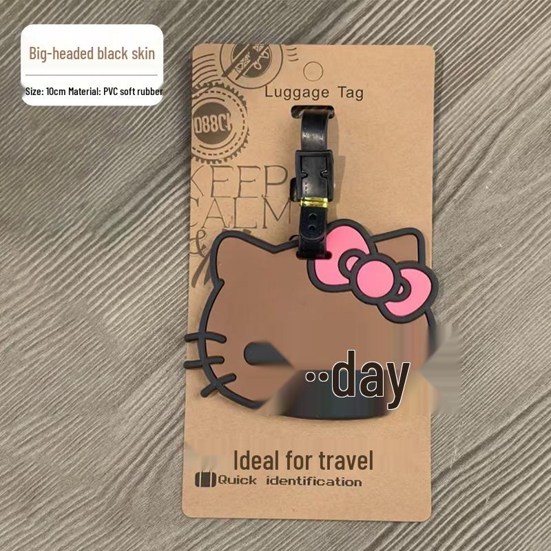 

Hello Kitty Cute Luggage Tag Pendant for Handbags & Suitcases - Anti-Lost Boarding Pass Design