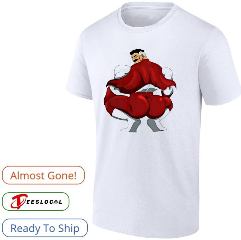 Thicc Omni-Man Invincible Show Butt Meme Shirt Unisex T-Shirt XXXL