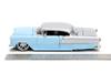 Big Time Muscle 1:24 1955 Chevrolet Bel Air Diecast Car - Kids and Adults Toy (Light Blue)