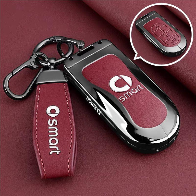 Compatible Mercedes Smart 5th Gen Key Case for 24/25 Models – Car Shell Buckle Pouch