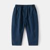 Spring New Products Children's Pants Boys' Pants Baby Embroidery Label Fashion Casual Solid Color Pants