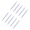 10PCS 10-18 AB Mixing Nozzle with Transparent Cover and Pointed Tip for Precise Dispensing of Two-Part Adhesives and Sealants