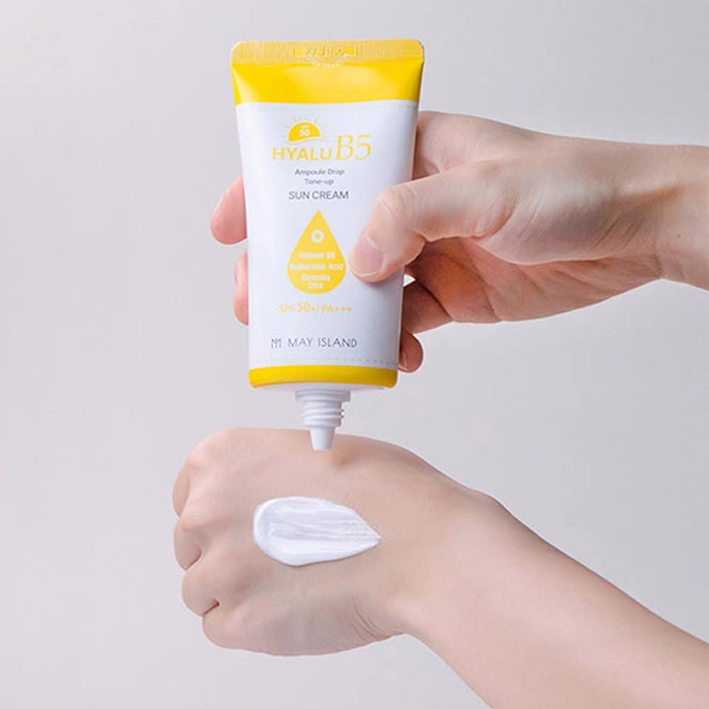 May Island Hyalur B5 Ampoule Drop Tone Up Sun Cream 70ml