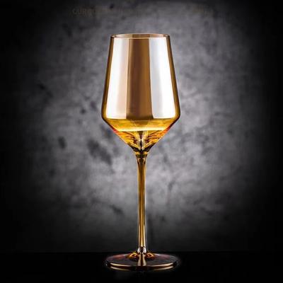 Fashion Electroplated Gold Glass Wine Glass Glasses for Champagne Flutes Champangne Cup Vintage Cups Original Cocktail Glasses