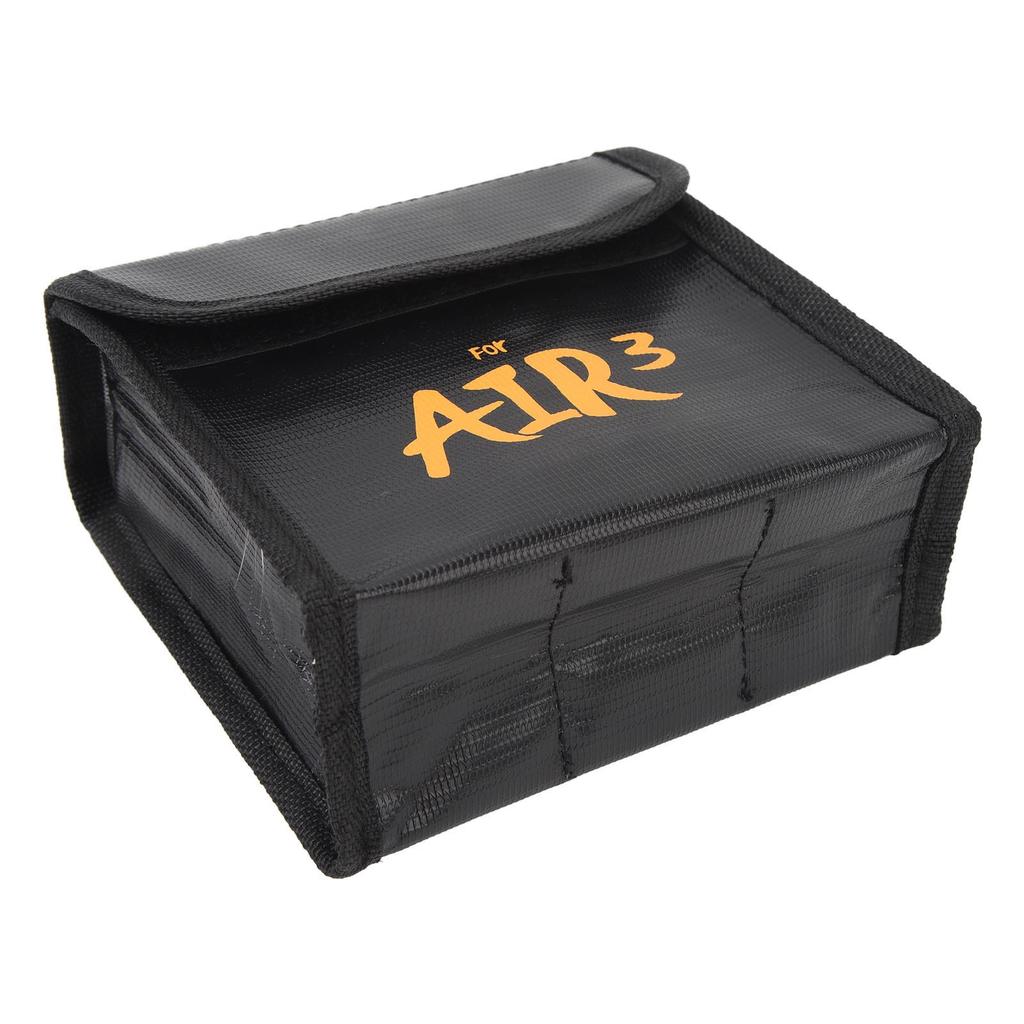 Battery Safe Bag Anti Radiation Flame Retardant Hook And Loop Closure Lithium  Batteries Explosion