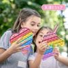 HUAZONTOM Push Pop Blase Quetsch Stressabbau Lernspiel Beliebtes Weihnachtsset mit Macaron-Spielzeug, Spielzeug, Spielzeug, Brett, Geschenk, Geschenk, 2, Herz, Einhorn,