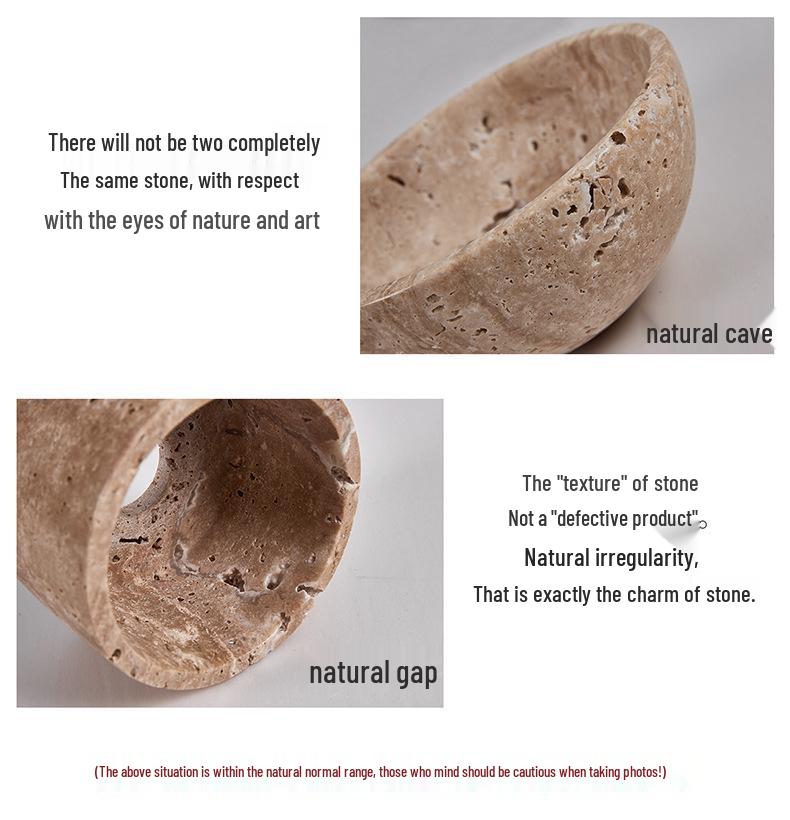 Cream Stone Wall Lamp - Mid-Century Japanese Design for Bedroom & Living Room