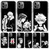 Black White Hunter X For iPhone 17 Air 16 15 14 Plus 13 Mini 12 11 Pro Max Phone Case 16E 7 Print 8 SE Fundas Cover Soft Coque 1