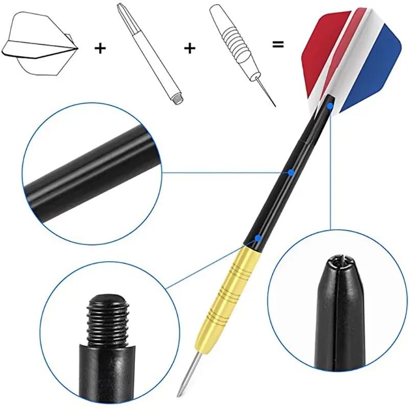 50/100Pcs/lot Nylon Dart Shafts 2BA Screw Thread Plastic Darts Rod Stems Darts Accessories for Standard 2BA Screw Thread