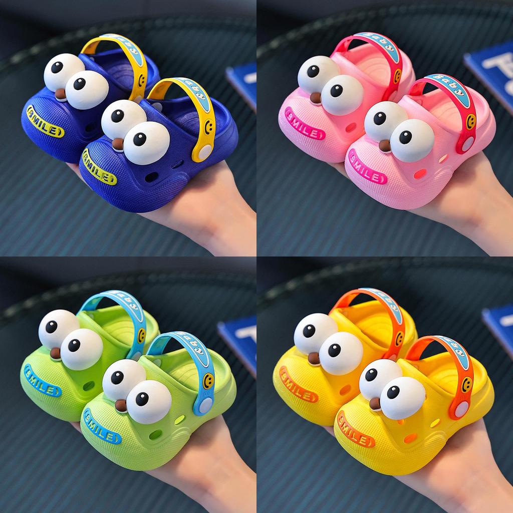 Cartoon Paradise Kids Sandals Summer Non Slip Pvc Beach Shoes For Boys Girls