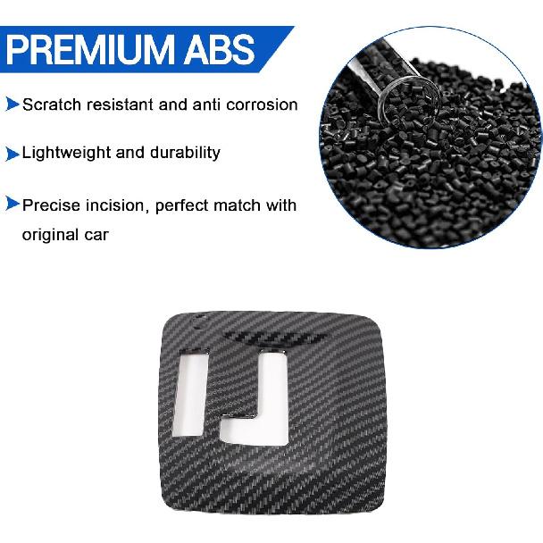 Central Control Gear Shift Panel Trim Cover Fit for Subaru Forester 2013-2018/XV 2012-2017, ABS Gear Shifter Console Anti-Scratch Panel Frame, Fit